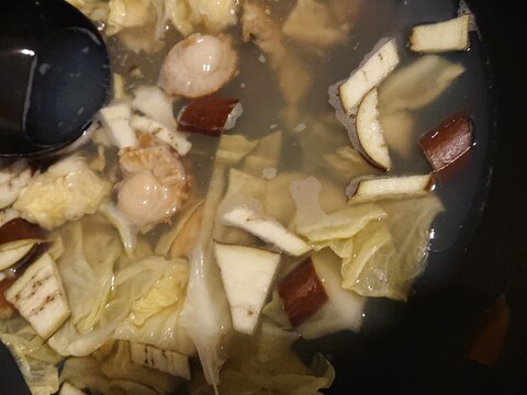 海鮮キャベツスープ